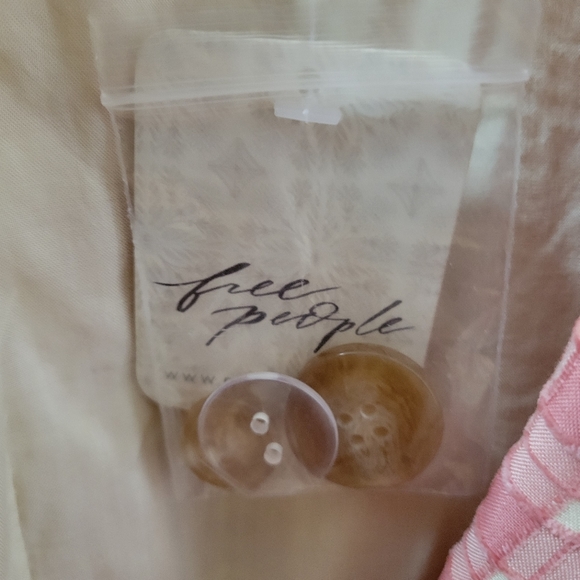 😀FREE PEOPLE OLIVIA GINGHAM BLAZER NWT! - Picture 5 of 8